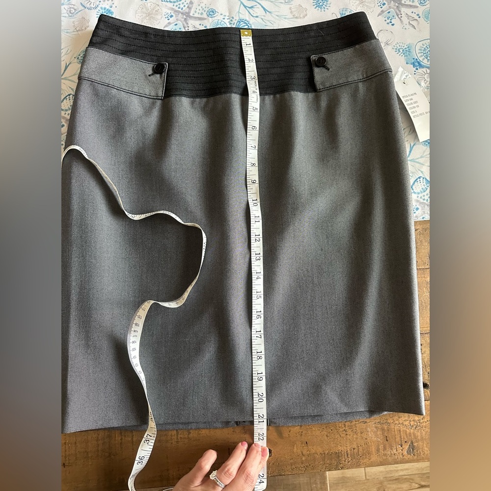 NWT Cass Gray/Black‎ pencil skirt - Size 8 - Picture 8 of 8